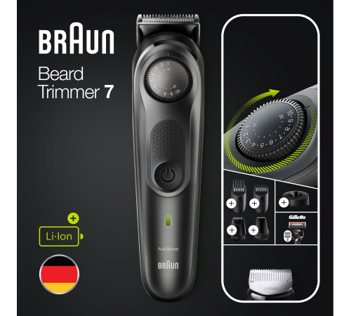 Триммер для тіла (бодігромер) / Триммер для бороды и усов Braun XT5200
