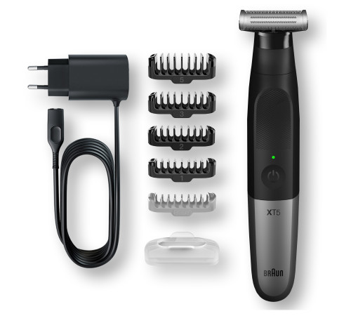 Триммер для бороды и усов/ Триммер для тела (бодигрумер) Braun Series X XT5100