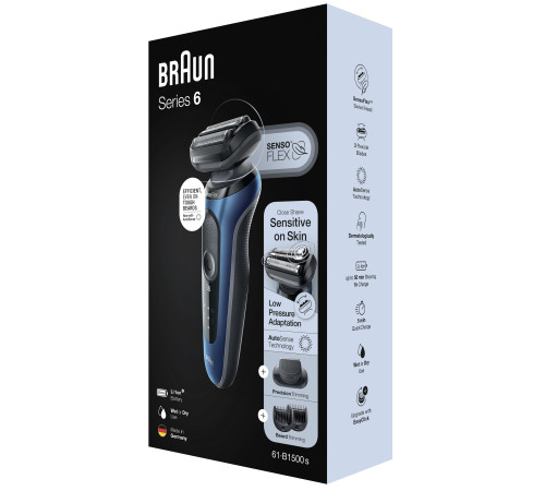 Електробритва чоловіча Braun Series 6 61-B1500s