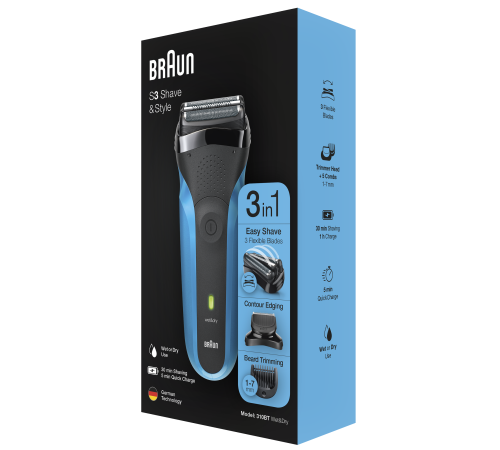 Електробритва чоловіча Braun Series 3 310BT