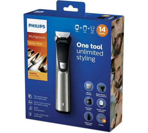 Машинка для стрижки Philips Multigroom Series 7000 MG7745/15