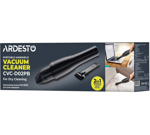 Беспроводной ручной пылесос Ardesto CVC-D02PB