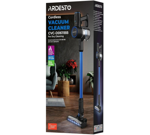 Акумуляторний пилосос Ardesto CVC-D0611BB