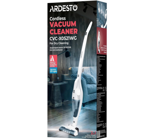 Аккумуляторный пылесос Ardesto CVC-X0521WG