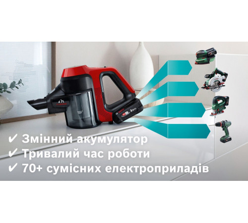 Акумуляторний пилосос Bosch BBS711ANM