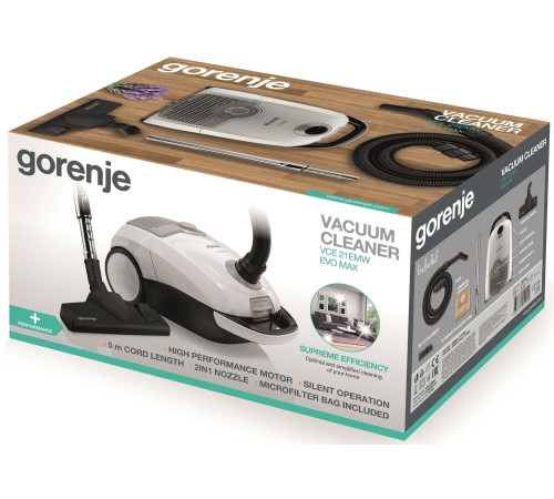 Пылесос Gorenje VCE21EMW