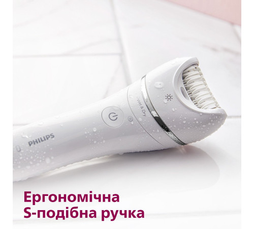 Эпилятор для влажной и сухой эпиляции Philips Series 8000 BRE730/10