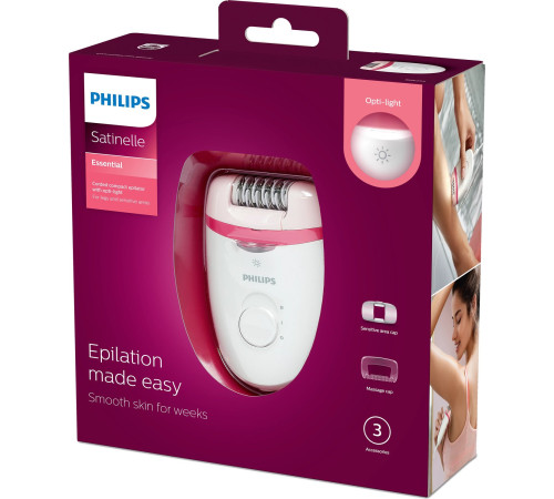 Эпилятор Philips Satinelle Essential BRE255/00