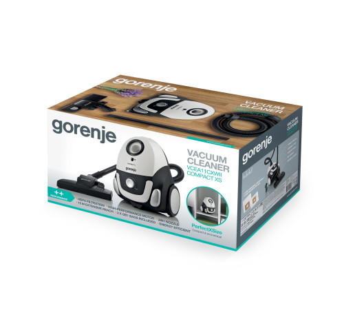 Пилосос для сухого прибирання Gorenje VCEA11CXWII
