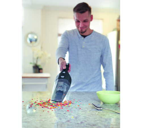 Портативный BLACK&DECKER аккум. пылесос NSVA315J