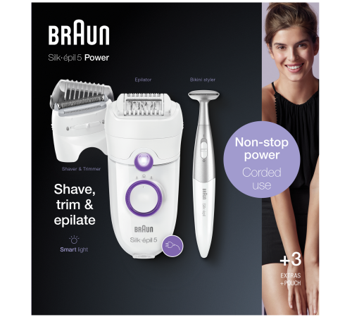 Эпилятор Braun Silk-epil 5 SE 5-825P
