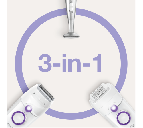 Эпилятор Braun Silk-epil 5 SE 5-825P