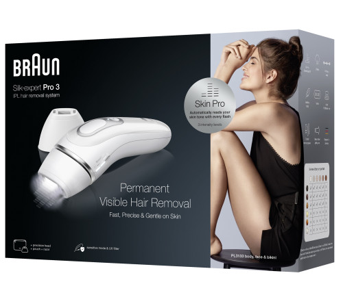 Фотоепілятор Braun Silk-expert Pro 3 IPL PL 3133