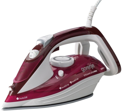 Праска Gorenje SIH3000RBC бордово-білий