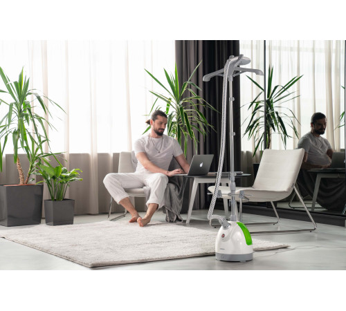 Вертикальный отпариватель Ardesto IR-C8815-S белый с зелёным