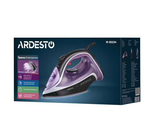 Утюг Ardesto IR-B2234 фиолетовый с черным