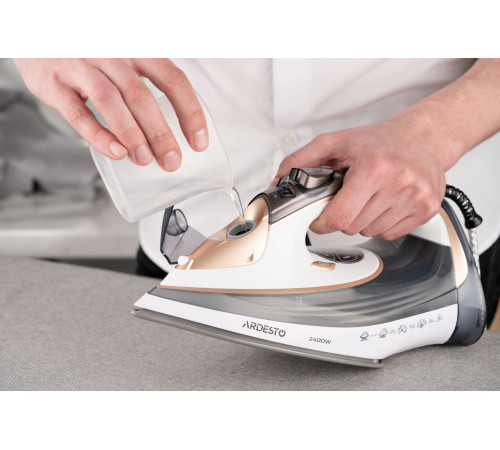 Утюг Ardesto IR-B2245-E белый с серым