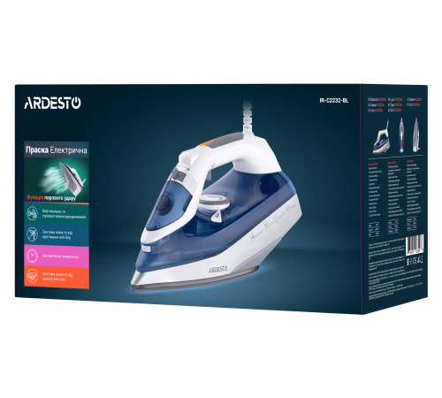 Утюг Ardesto IR-C2232-BL