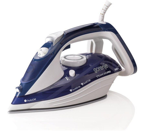 Праска Gorenje SIH2600BLC синьо-білий