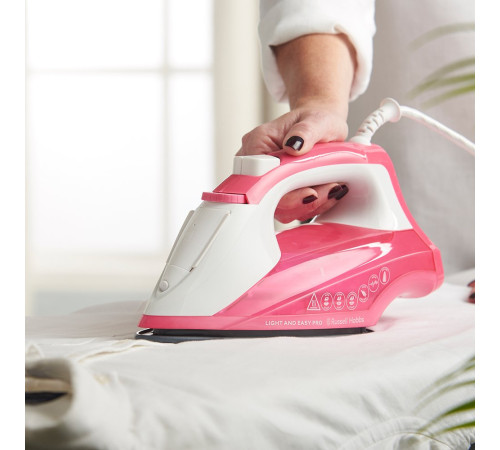 Утюг Russell Hobbs 26461-56 Light & Easy Pro Iron белый+ розовый