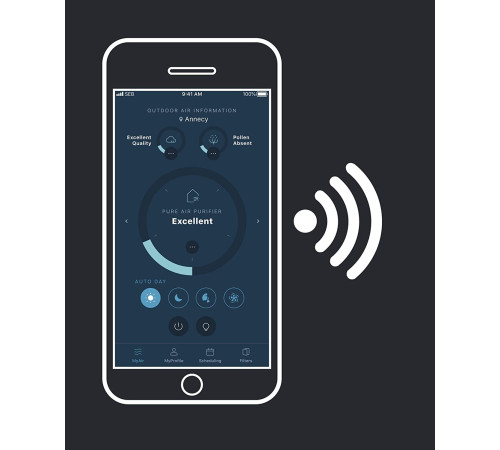 Очиститель воздуха Rowenta PU3080F0 Pure Air , 67 Вт, 32 Дб, белый