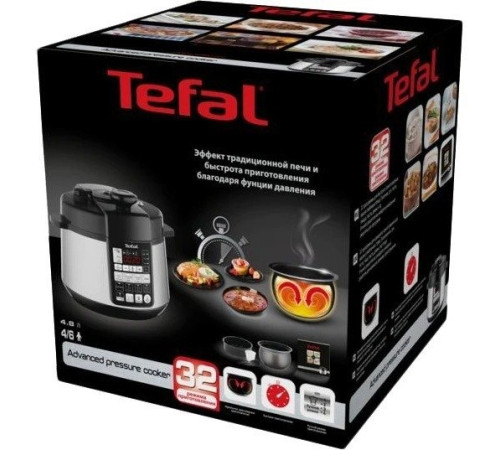 Мультиварка-скороварка TEFAL Advanced Pressure Cooker CY621D34