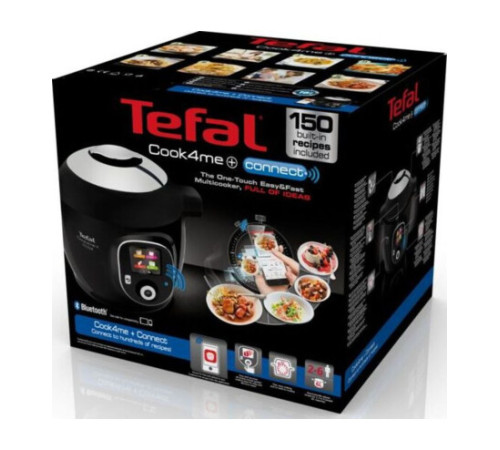 Мультиварка-скороварка TEFAL Cook4me + Connect CY855830