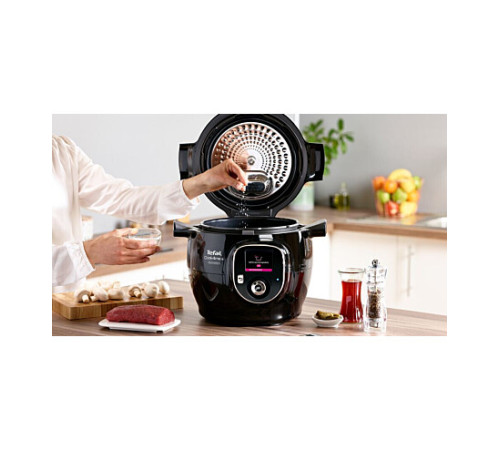 Мультиварка-скороварка TEFAL Cook4me + Connect CY855830