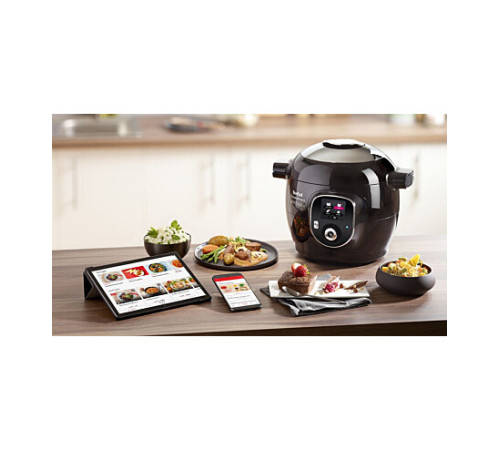 Мультиварка-скороварка TEFAL Cook4me + Connect CY855830