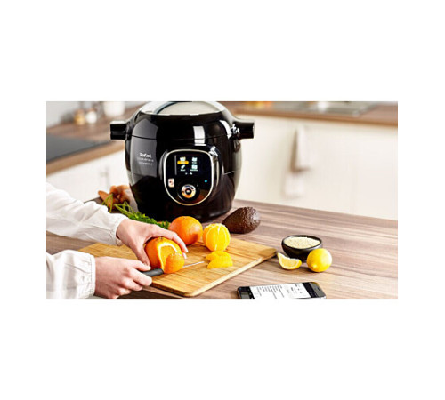 Мультиварка-скороварка TEFAL Cook4me + Connect CY855830