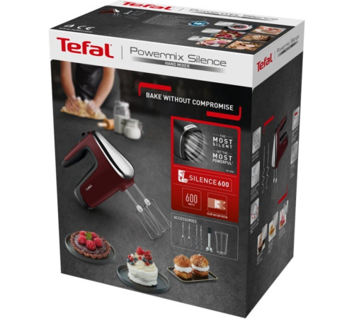 Миксер ручной TEFAL POWERMIX SILENCE HT652538