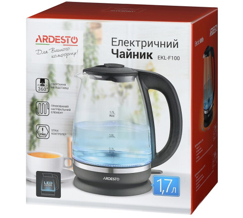 Электрочайник Ardesto EKL-F100