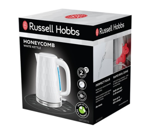 Чайник Russell Hobbs 26050-70 Honeycomb White