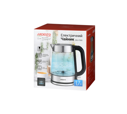 Електрочайник Ardesto EKL-F200