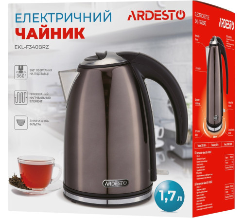 Электрочайник Ardesto EKL-F340BRZ