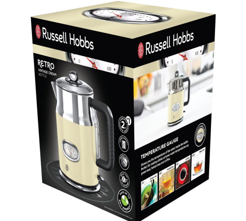 Электрочайник Russell Hobbs 21672-70 Retro Cream
