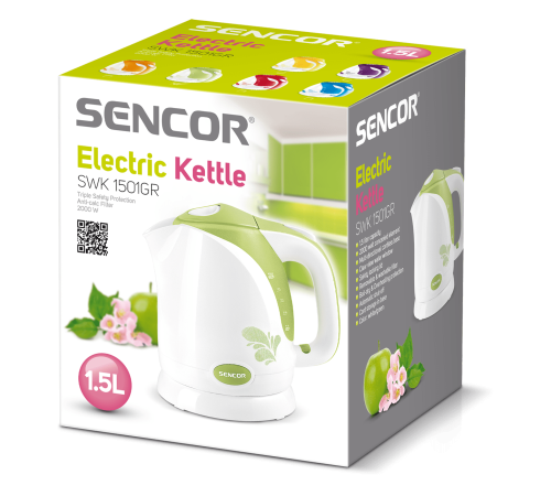 Электрический чайник Sencor SWK1501GR