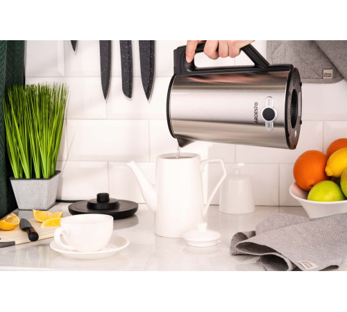 Электрочайник Ardesto EKL-X52E/1.5 л/2200 Вт/двойные стенки/LED дисплей/4 темп. режима/Strix контроль/нержавеющая сталь