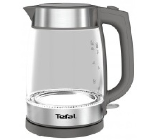 Электрочайник Tefal Glass Kettle, 1,7л, стекло, серый