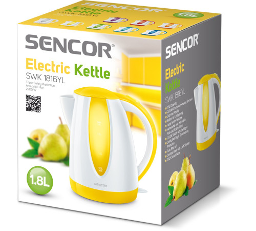 Электрический чайник Sencor SWK1816YL
