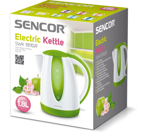 Электрический чайник Sencor SWK1811GR