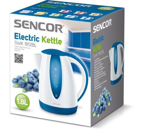 Электрический чайник Sencor SWK1812BL