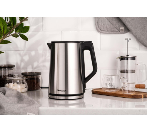 Электрочайник Ardesto EKL-X51/1.5 л/2200 Вт/двойные стенки/Strix контроль/нержавеющая сталь