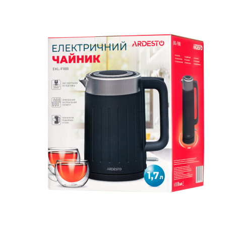 Електрочайник Ardesto EKL-F18B