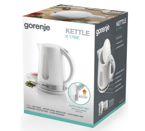 Чайник Gorenje K 17 WE