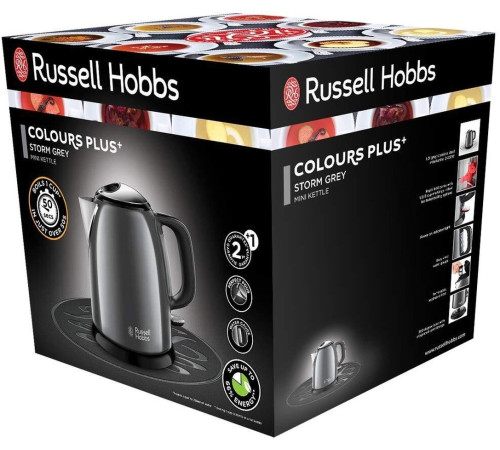 Електрочайник Russell Hobbs 24993-70 Colours Plus Mini Gray