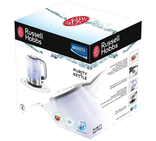 Электрочайник Russell Hobbs 22850-70 Purity с фильтром Brita