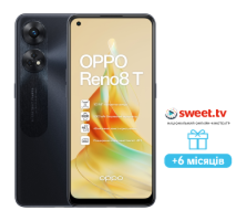 Смартфон OPPO Reno8 T 8/128GB Black Starlight