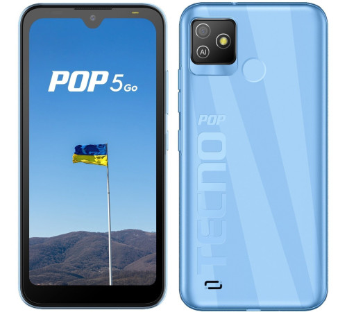 Смартфон TECNO POP 5 Go (BD1) 1/16Gb Diamond Blue