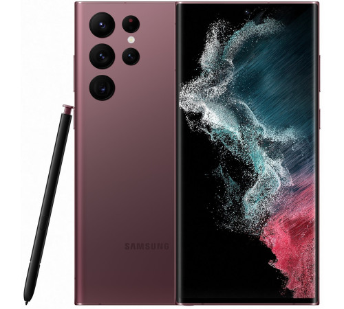 Смартфон Samsung Galaxy S22 Ultra 12/512 Burgundy